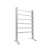 Electric Heated Towel Rack for Bathroom, Wall Mounted Towel Warmer, 6 Stainless Steel Bars Drying Rack