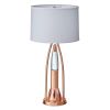 Beautiful Water Dancing Table Lamp 1pc Modern Design Home Decor Copper Finish Luxurious Sparkling Decorative Night lamp Bedroom Lamp Living Room