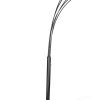 Satin Black 5-light Floor Lamp