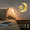 Table Lamp for Ramadan Decorations, LED Star Moon Shape Desk Lamp